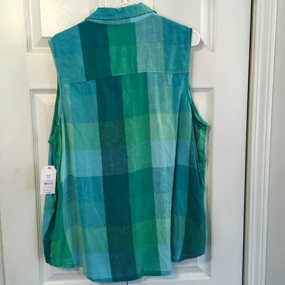 Time & Tru Sleeveless Tinley Blouse - Picture 4 of 5